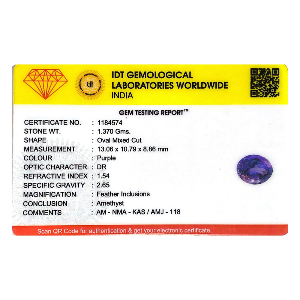 Amethyst - 6.85 Carat - Pramogh