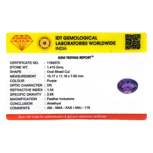 Amethyst - 7.05 Carat - Pramogh