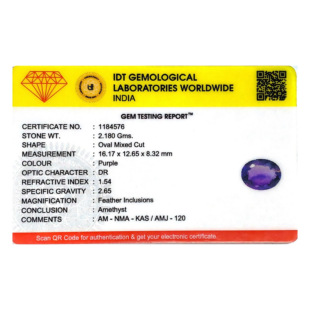 Amethyst - 10.9 Carat - Pramogh