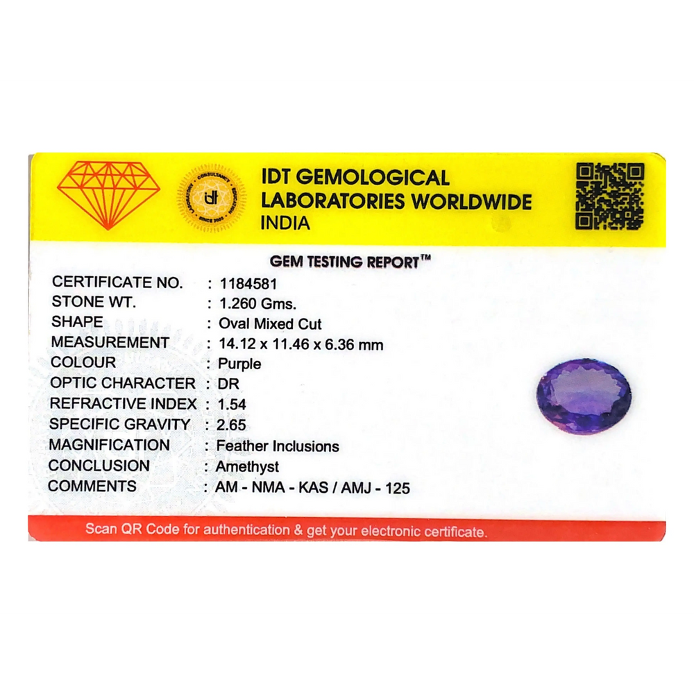 Amethyst - 6.3 Carat - Pramogh