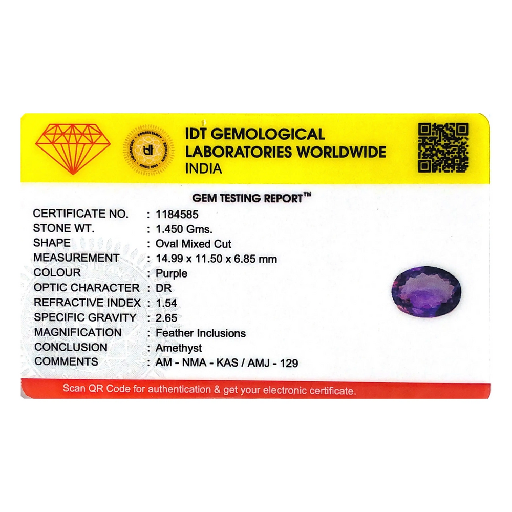 Amethyst - 7.25 Carat - Pramogh