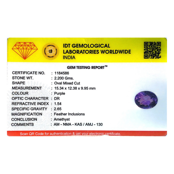 Amethyst - 11 Carat - Pramogh