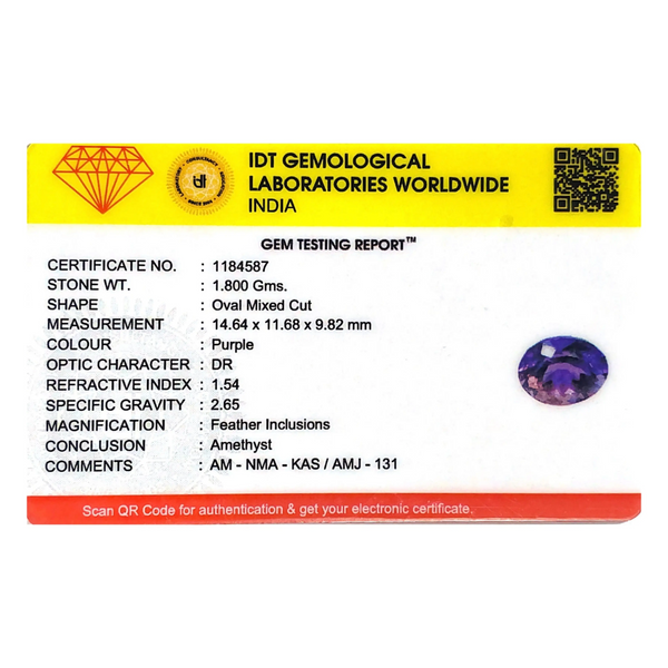 Amethyst - 9 Carat - Pramogh