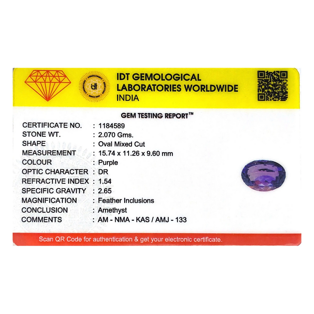 Amethyst - 10.35 Carat - Pramogh