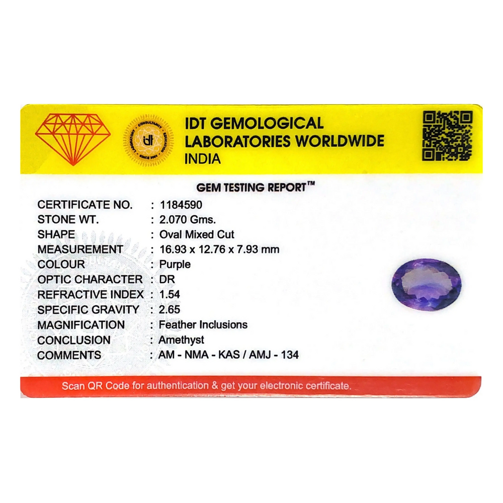 Amethyst - 10.35 Carat - Pramogh