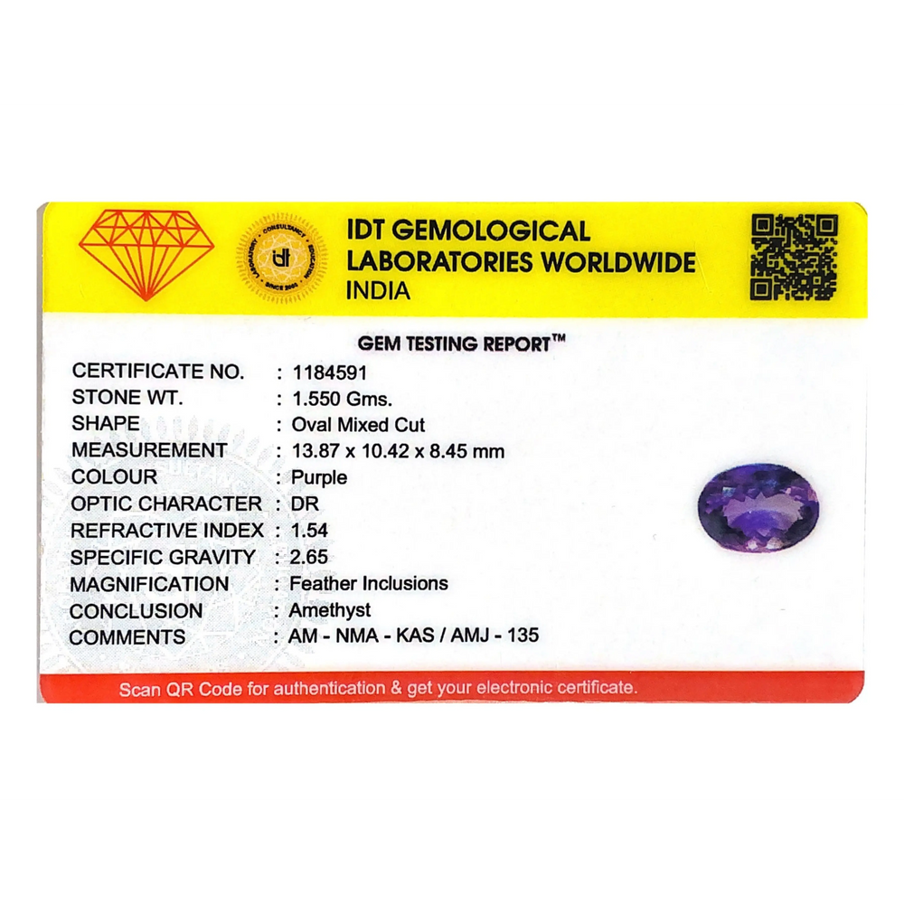 Amethyst - 7.75 Carat - Pramogh