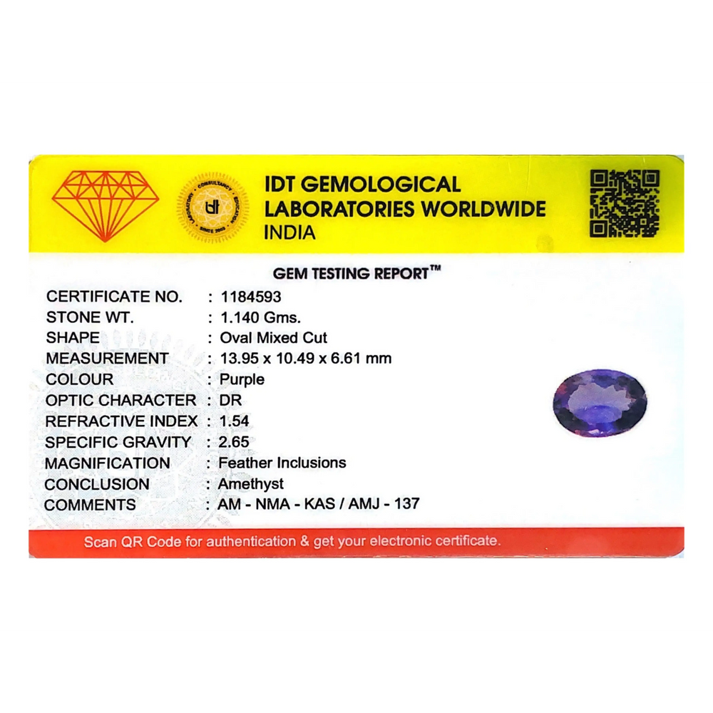 Amethyst - 5.7 Carat - Pramogh