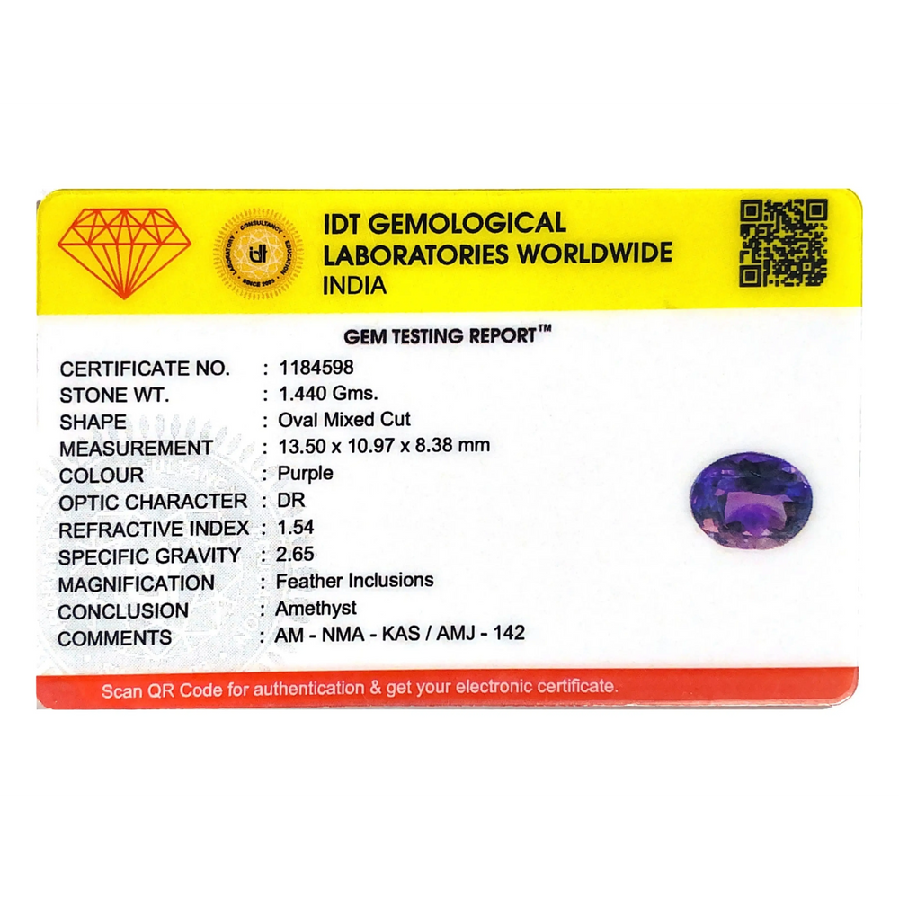 Amethyst - 7.2 Carat - Pramogh