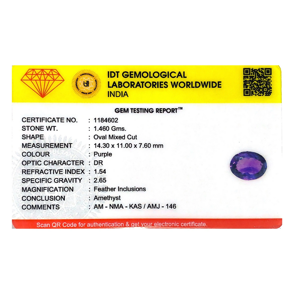 Amethyst - 7.3 Carat - Pramogh