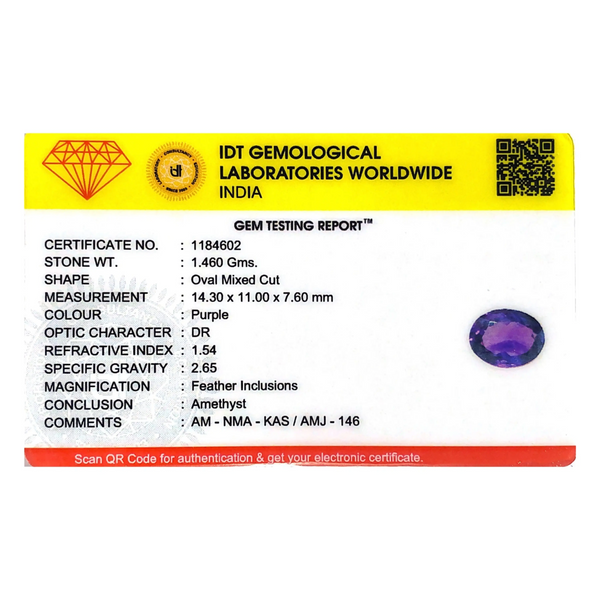 Amethyst - 7.3 Carat - Pramogh