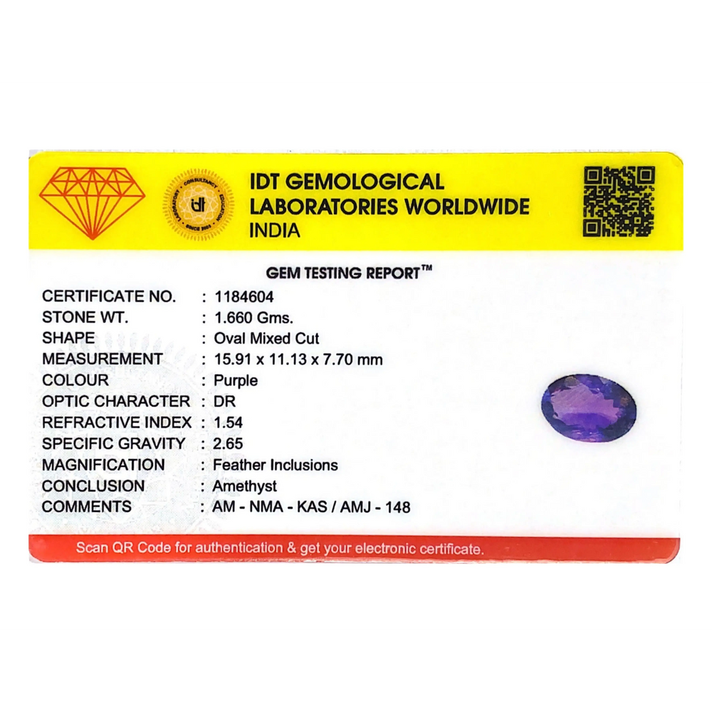 Amethyst - 8.3 Carat - Pramogh