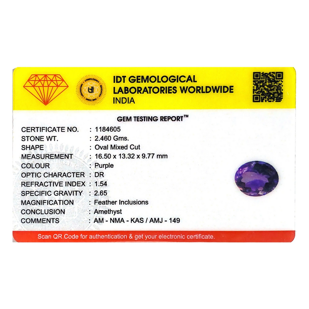 Amethyst - 12.3 Carat - Pramogh