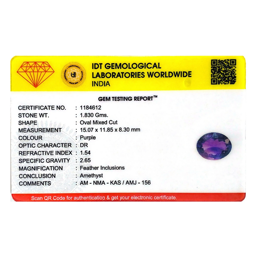 Amethyst - 9.15 Carat - Pramogh