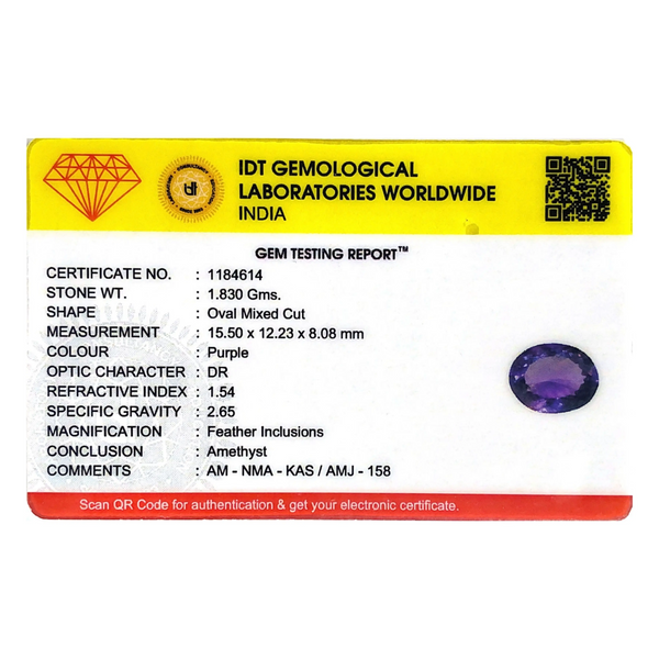 Amethyst - 9.15 Carat - Pramogh