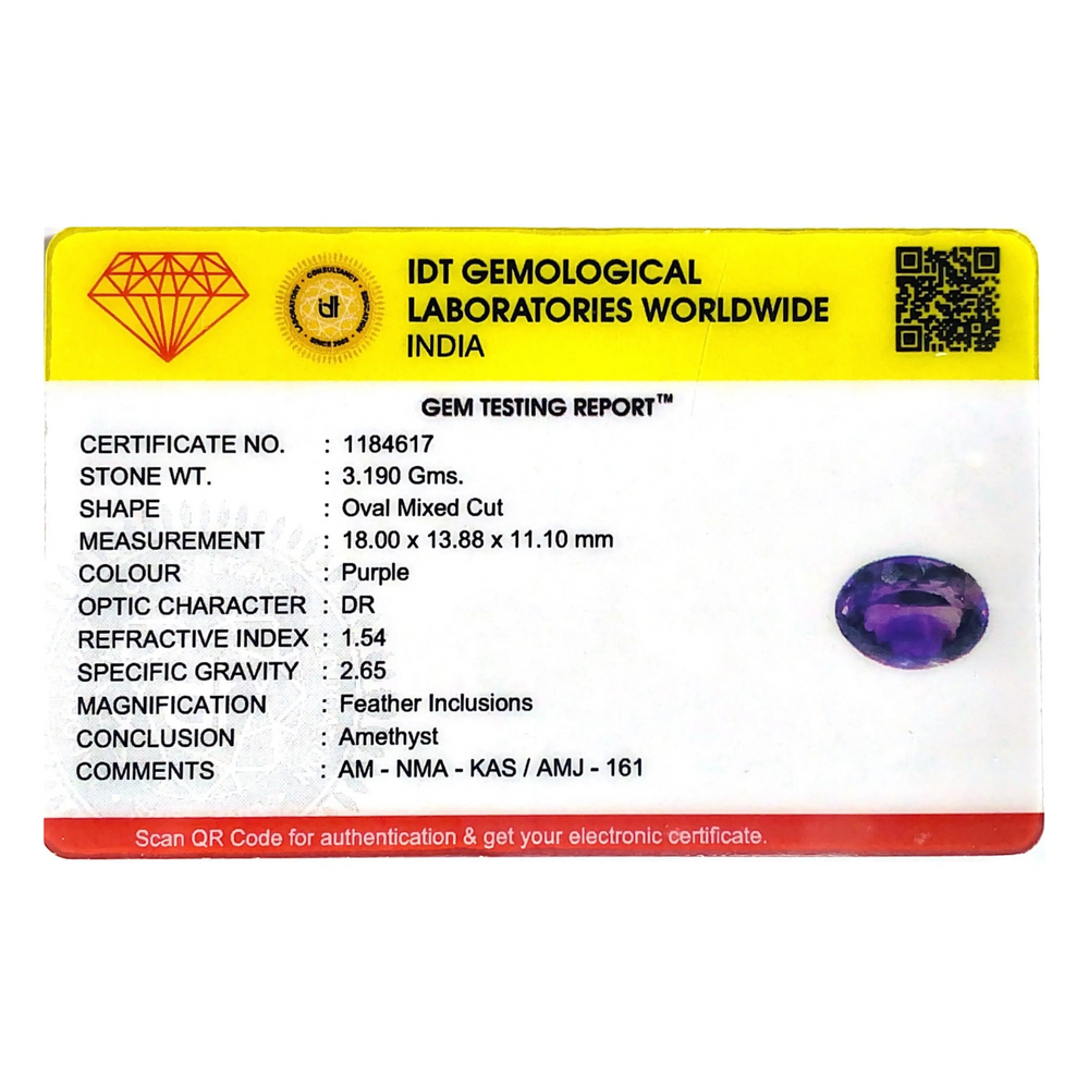 Amethyst - 15.95 Carat - Pramogh