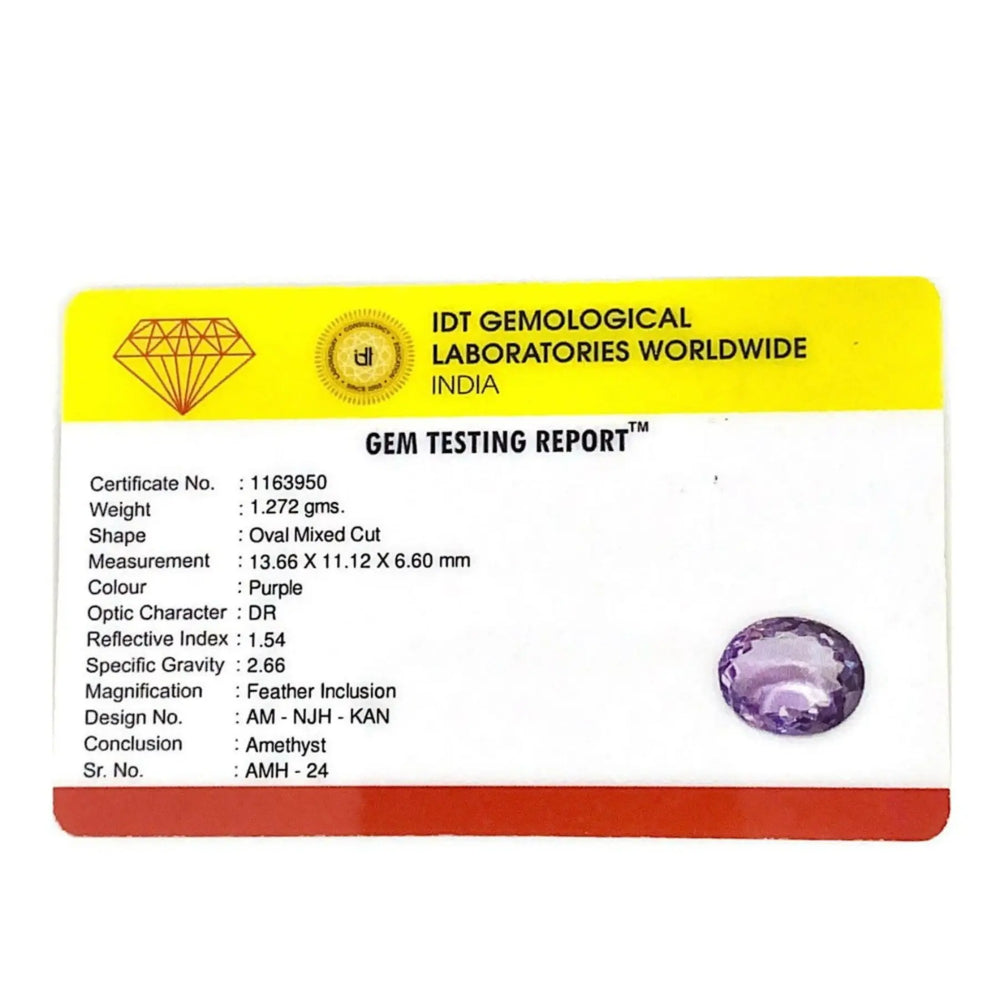 Amethyst - 6.36 Carat - Pramogh