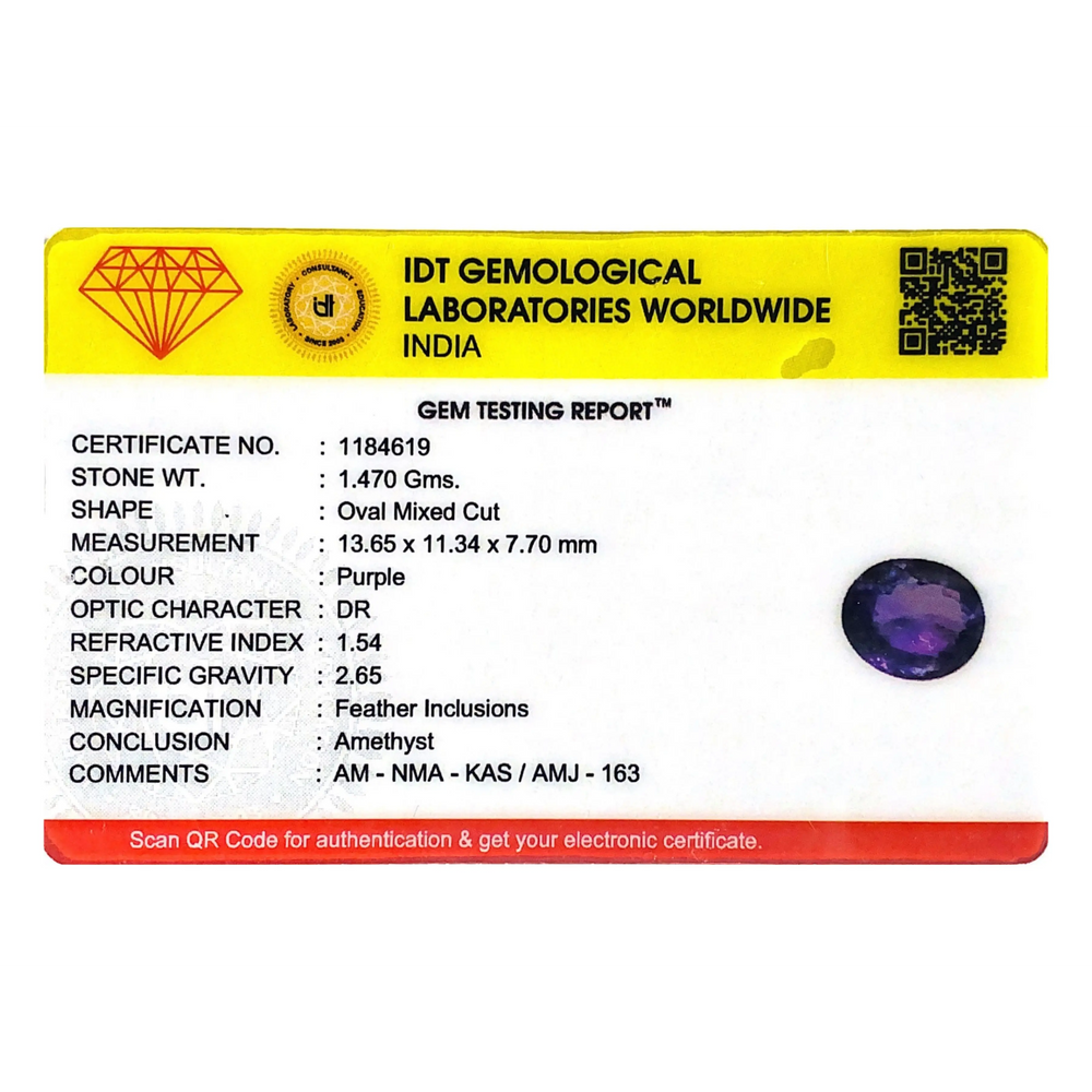 Amethyst - 7.35 Carat - Pramogh