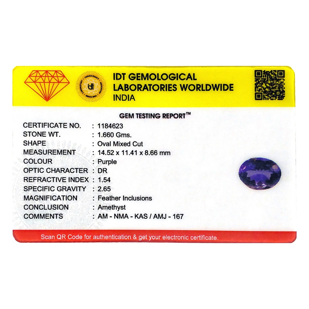 Amethyst - 8.3 Carat - Pramogh