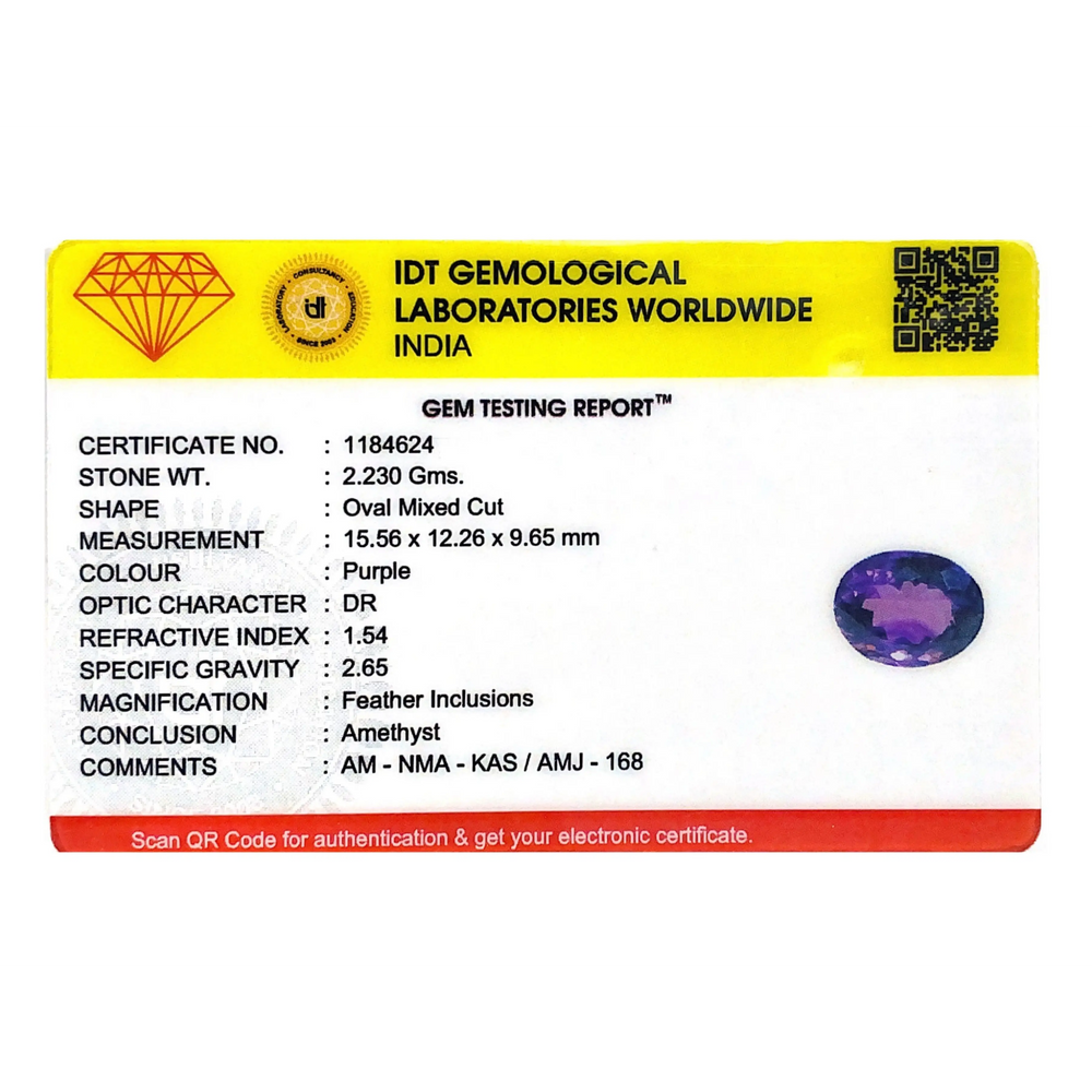 Amethyst - 11.15 Carat - Pramogh
