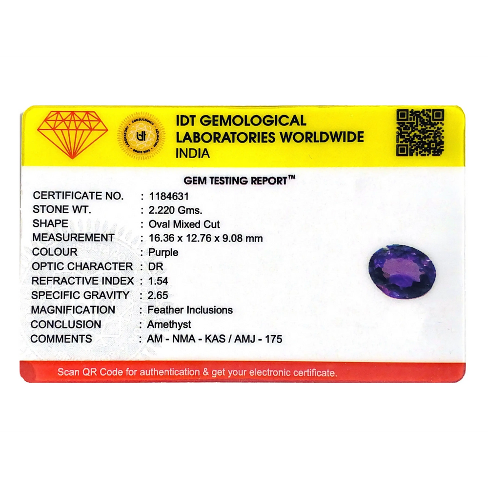 Amethyst - 11.1 Carat - Pramogh