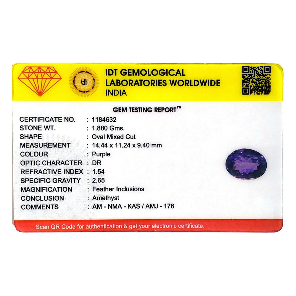 Amethyst - 9.4 Carat - Pramogh