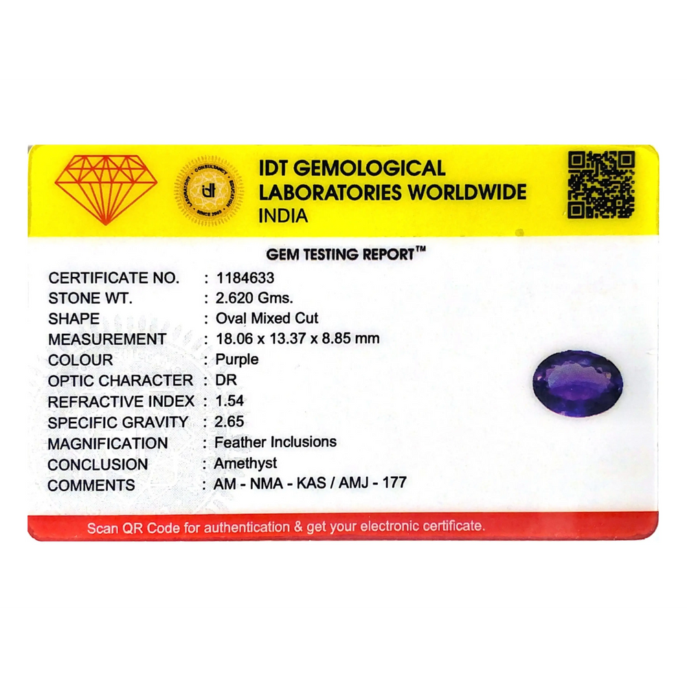Amethyst - 13.1 Carat - Pramogh