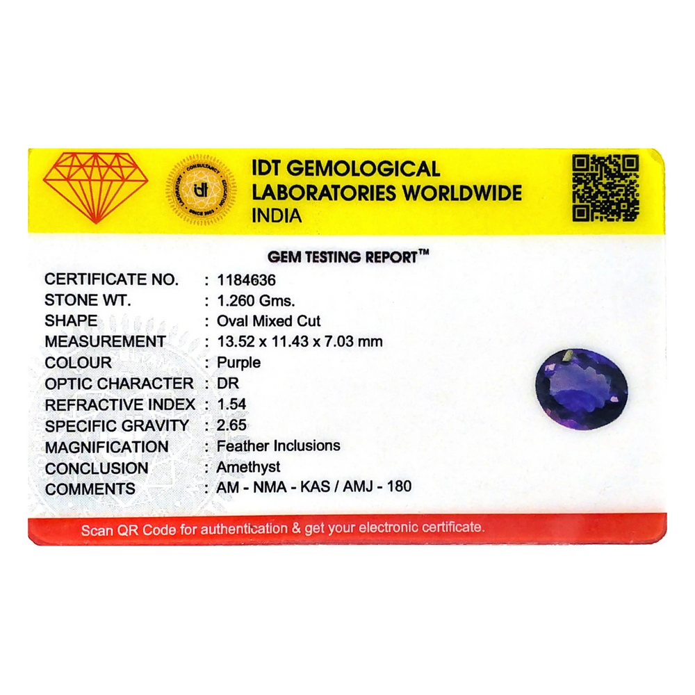 Amethyst - 6.3 Carat - Pramogh