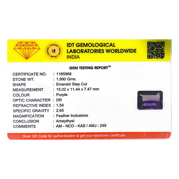 Amethyst - 9.95 Carat
