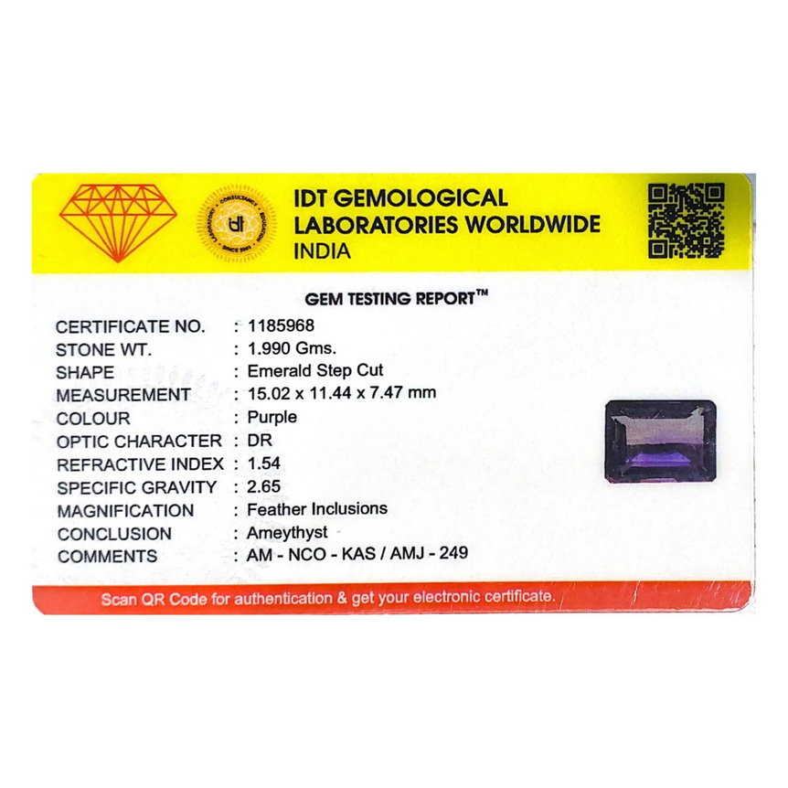 Amethyst - 9.95 Carat