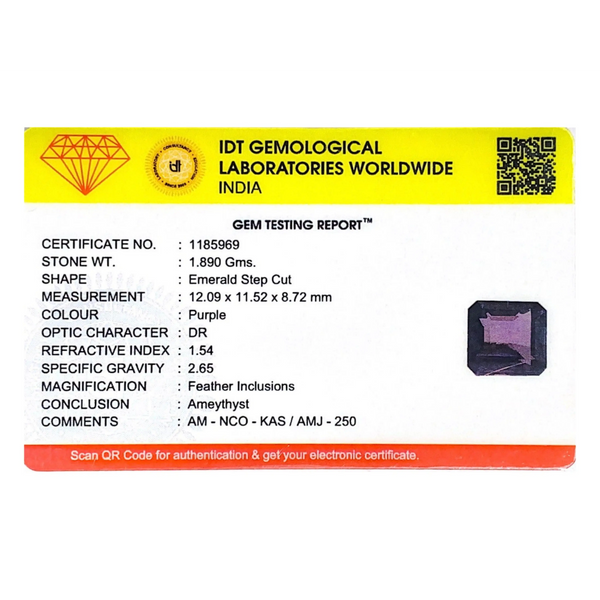 Amethyst - 9.45 Carat
