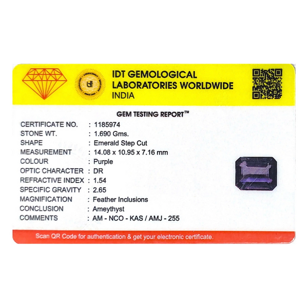 Amethyst - 8.45 Carat