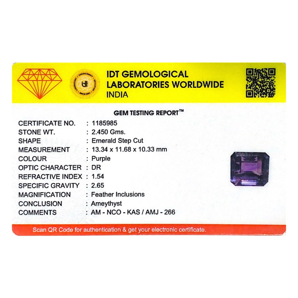 Amethyst - 12.25 Carat