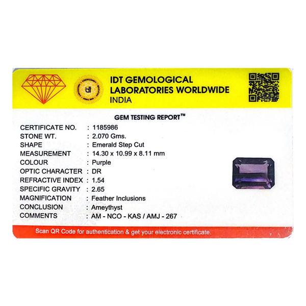 Amethyst - 10.35 Carat