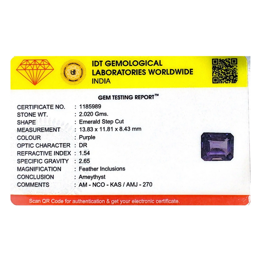 Amethyst - 10.1 Carat