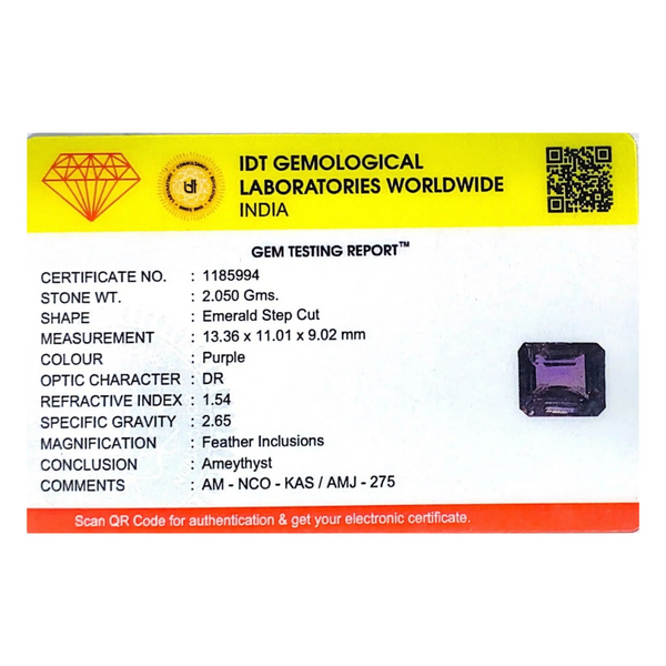 Amethyst - 10.25 Carat