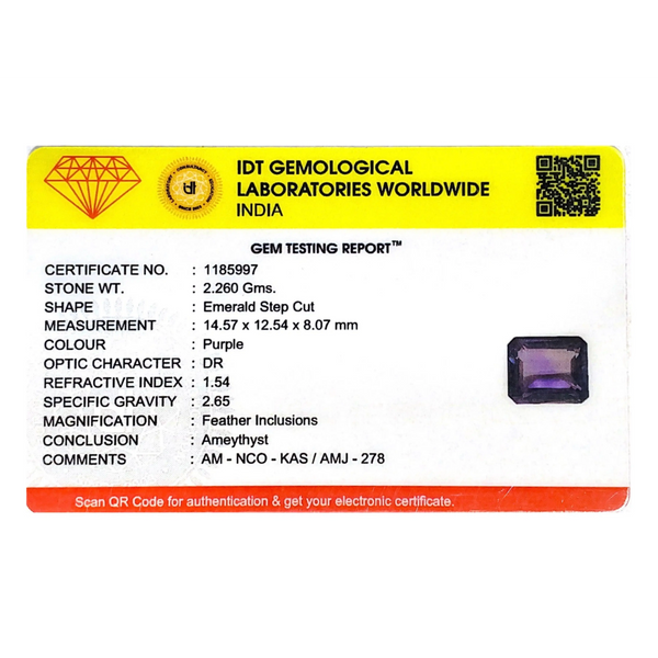 Amethyst - 11.3 Carat