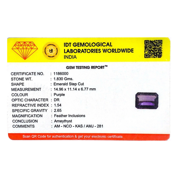Amethyst - 9.15 Carat