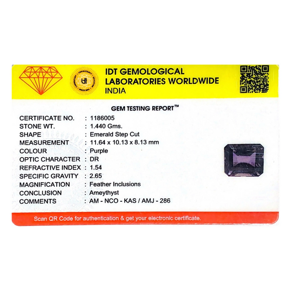 Amethyst - 7.2 Carat