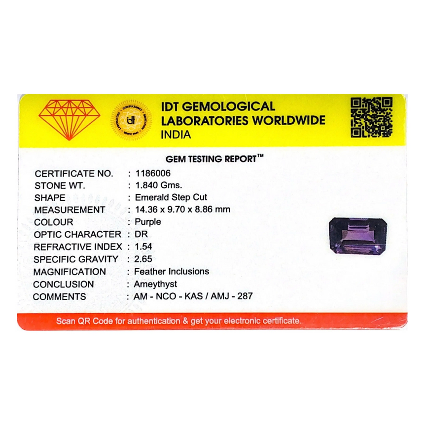 Amethyst - 9.2 Carat