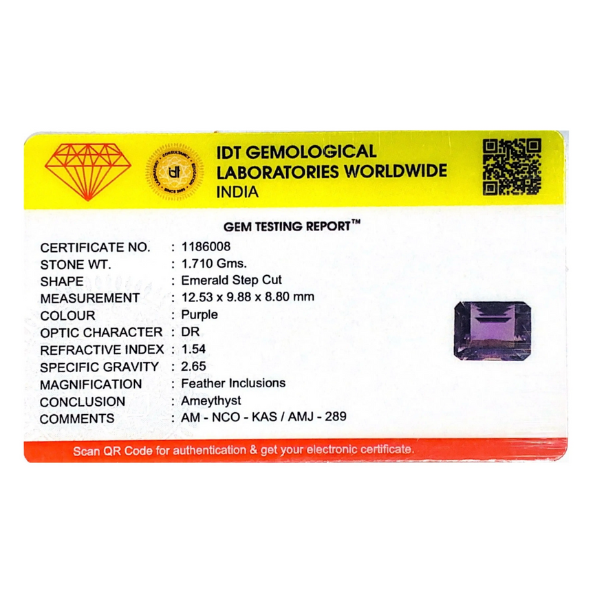 Amethyst - 8.55 Carat