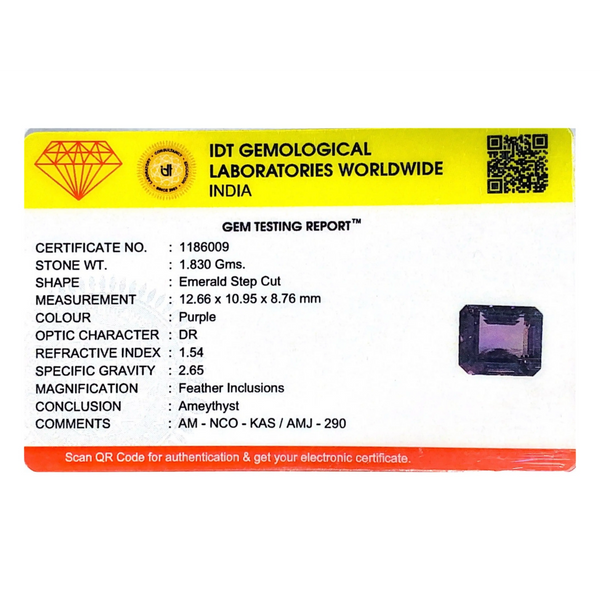 Amethyst - 9.15 Carat