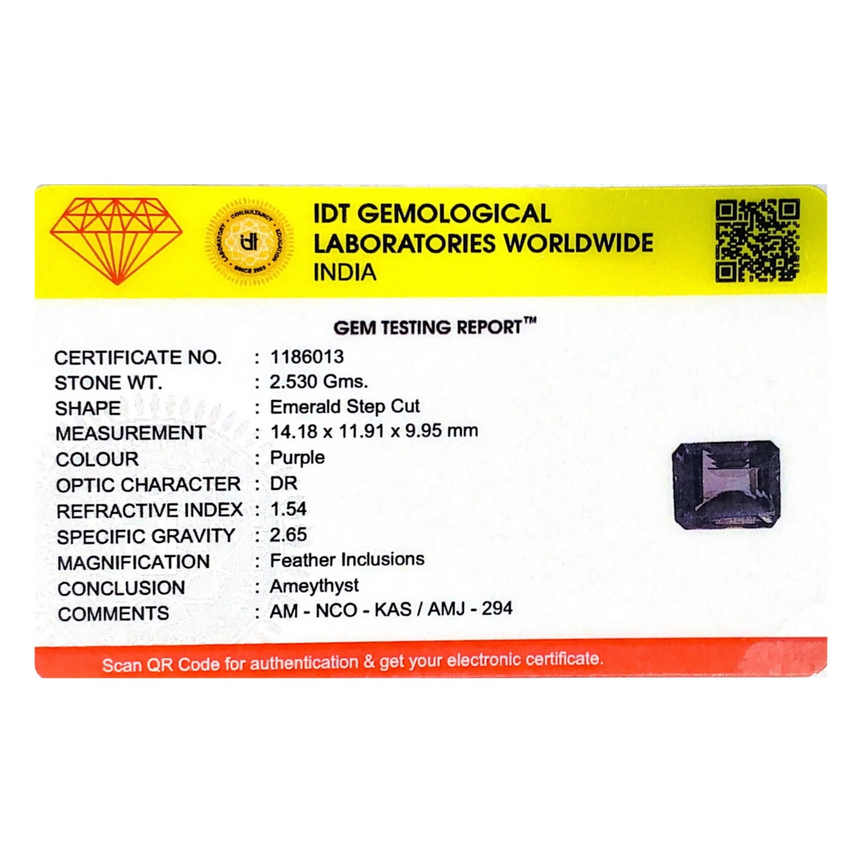 Amethyst - 12.65 Carat