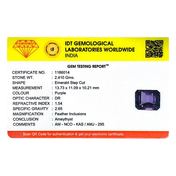 Amethyst - 12.05 Carat