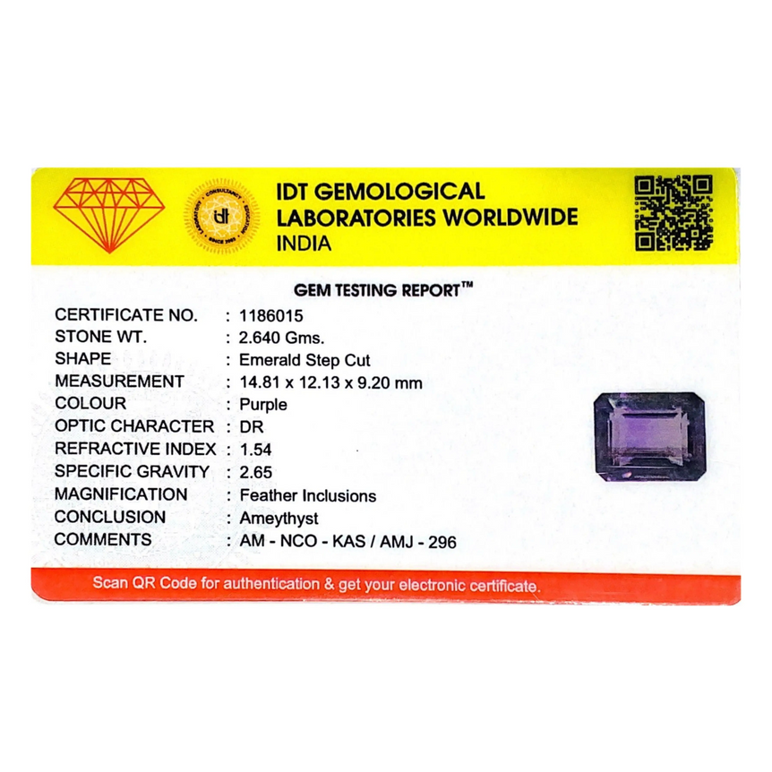 Amethyst - 13.2 Carat