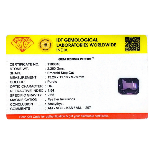 Amethyst - 11.3 Carat