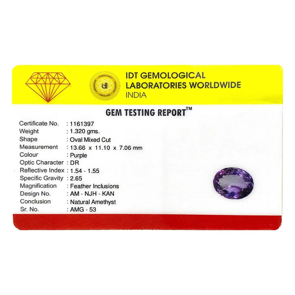 Amethyst - 6.6 Carat - Pramogh