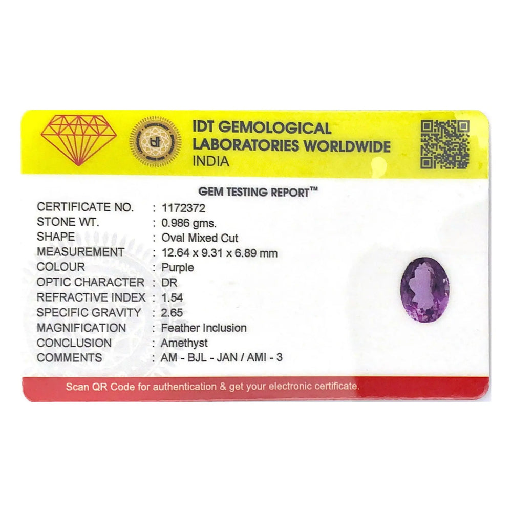 Amethyst - 4.93 Carat - Pramogh