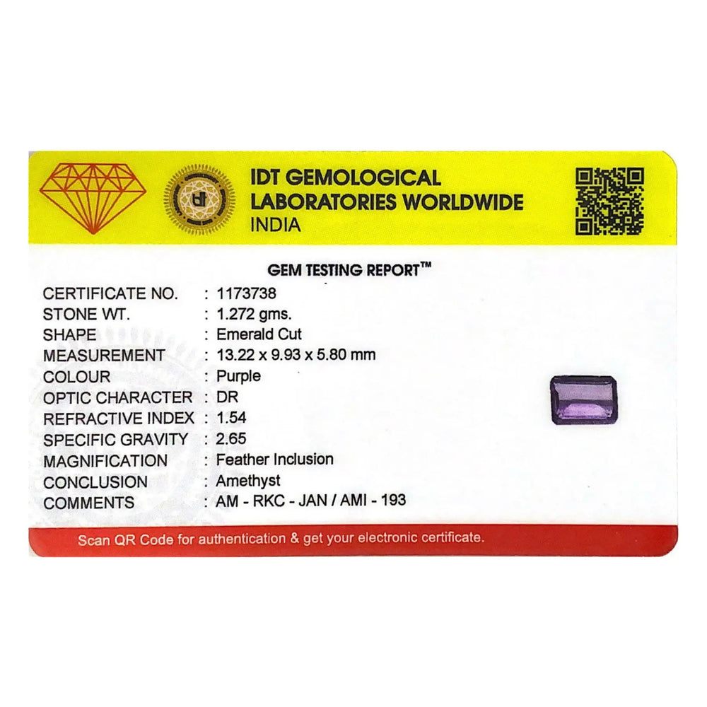 Amethyst - 6.36 Carat - Pramogh