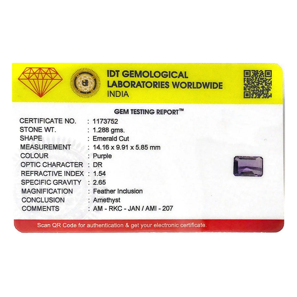 Amethyst - 6.44 Carat - Pramogh