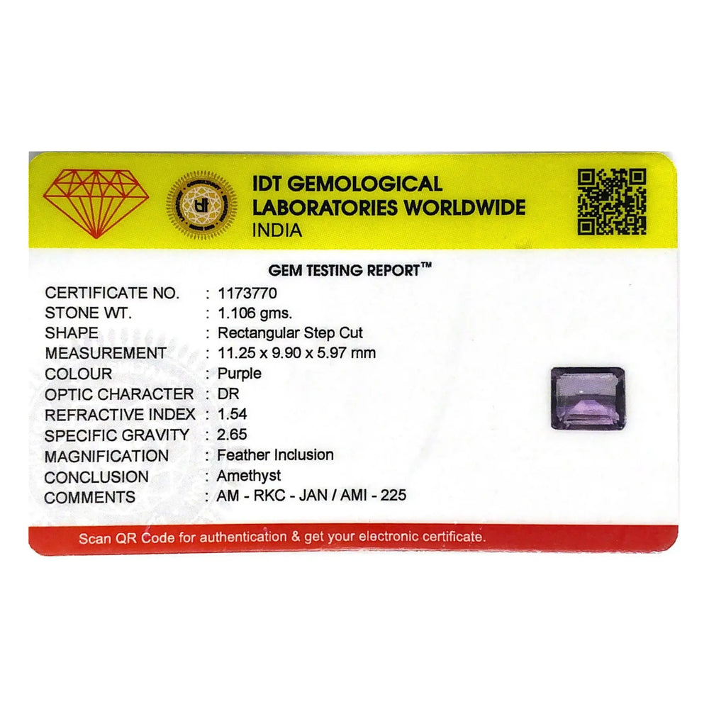 Amethyst - 5.53 Carat - Pramogh